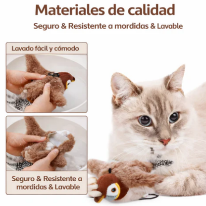 SoulPet™ Pájaro Interactivo de Caza para Gatos